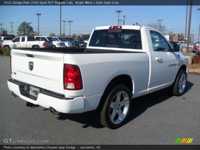 Bright White / Dark Slate Gray 2012 Dodge Ram 1500 Sport R/T Regular Cab