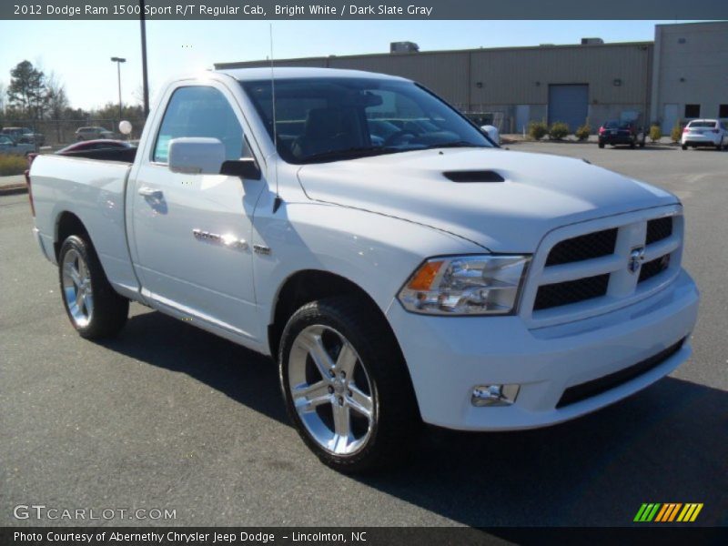 Bright White / Dark Slate Gray 2012 Dodge Ram 1500 Sport R/T Regular Cab