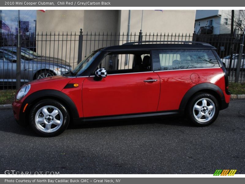 Chili Red / Grey/Carbon Black 2010 Mini Cooper Clubman