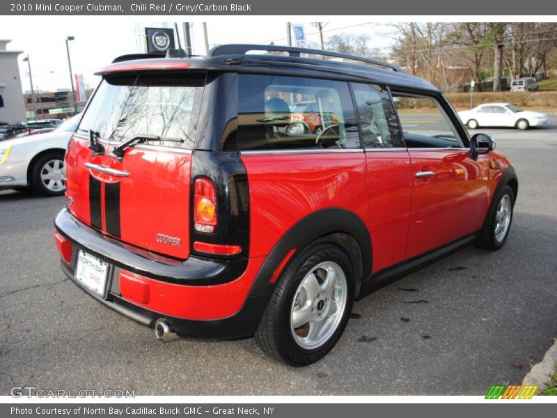 Chili Red / Grey/Carbon Black 2010 Mini Cooper Clubman