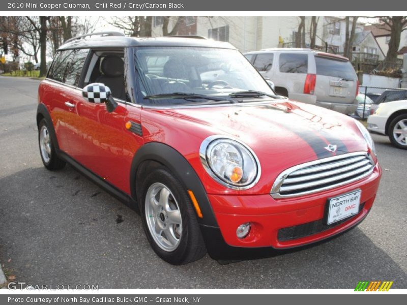 Chili Red / Grey/Carbon Black 2010 Mini Cooper Clubman