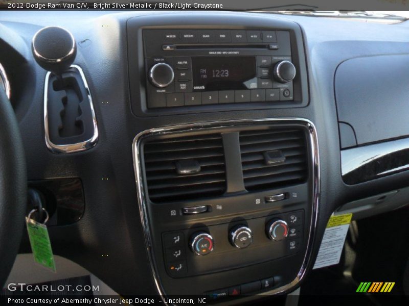 Bright Silver Metallic / Black/Light Graystone 2012 Dodge Ram Van C/V
