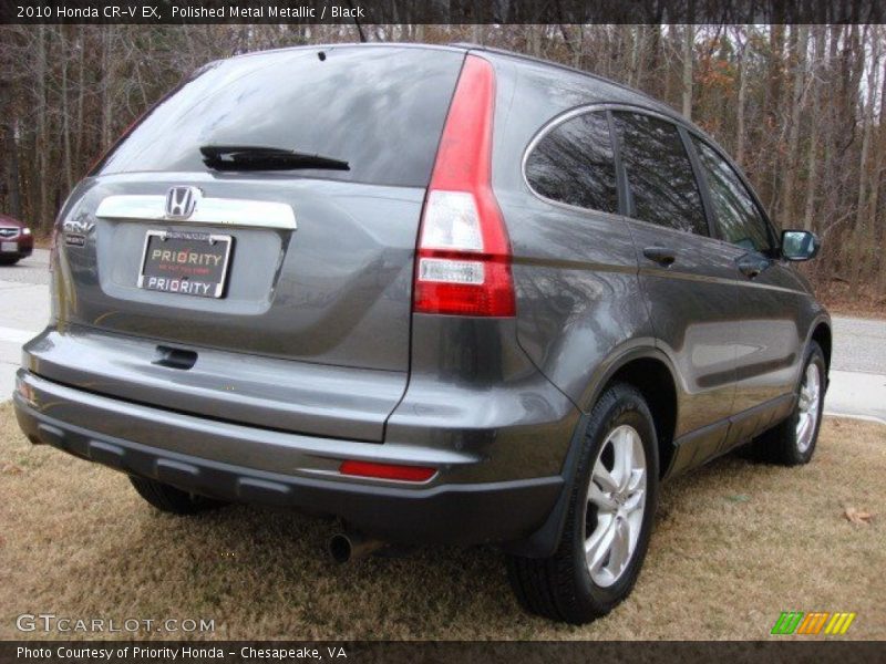 Polished Metal Metallic / Black 2010 Honda CR-V EX