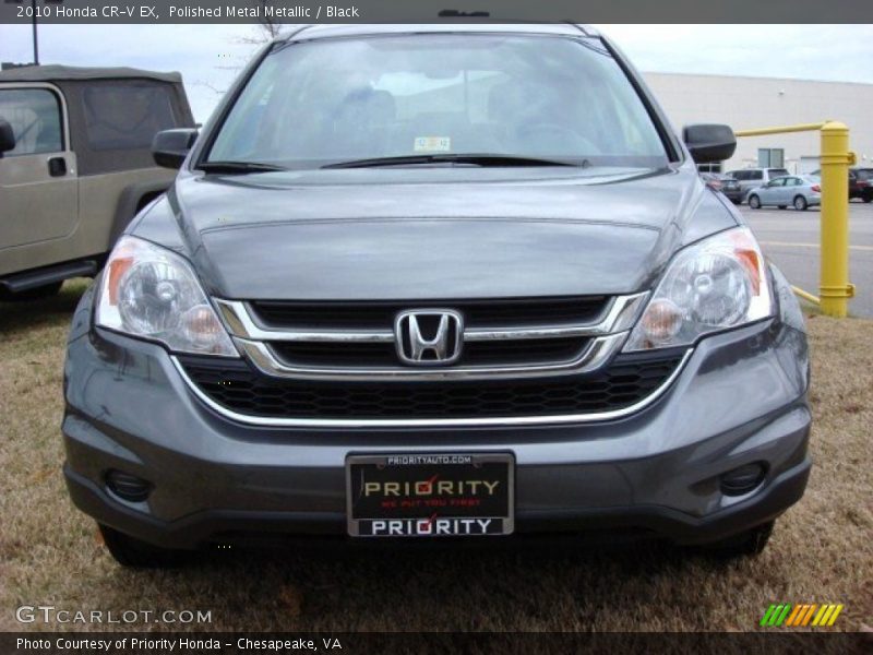 Polished Metal Metallic / Black 2010 Honda CR-V EX