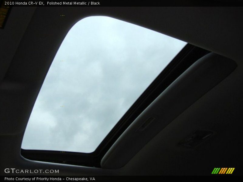 Polished Metal Metallic / Black 2010 Honda CR-V EX
