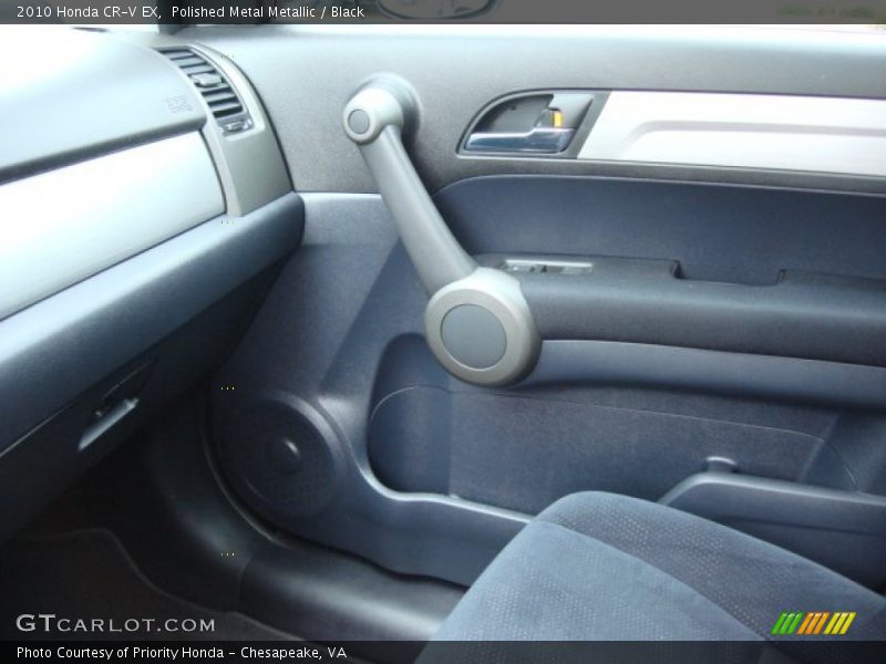 Polished Metal Metallic / Black 2010 Honda CR-V EX