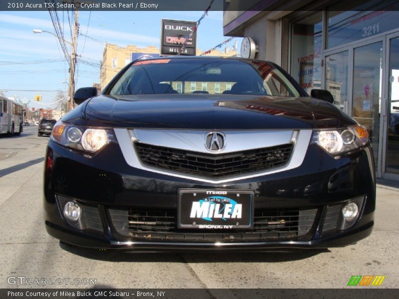 Crystal Black Pearl / Ebony 2010 Acura TSX Sedan