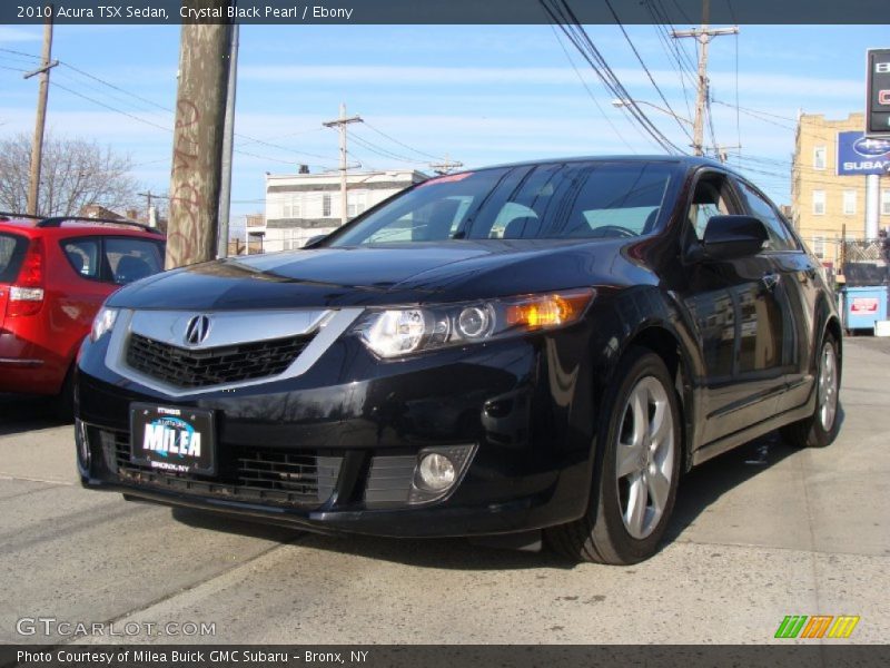 Crystal Black Pearl / Ebony 2010 Acura TSX Sedan