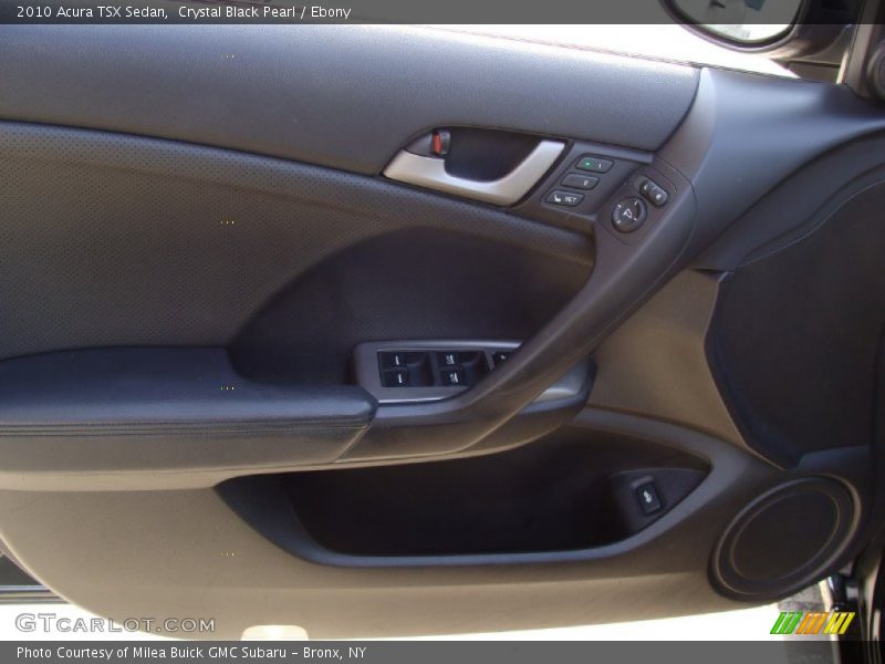 Crystal Black Pearl / Ebony 2010 Acura TSX Sedan