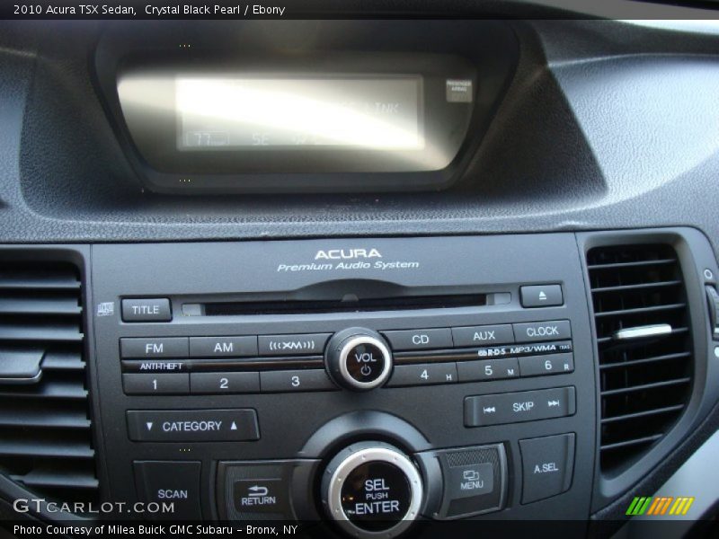 Crystal Black Pearl / Ebony 2010 Acura TSX Sedan