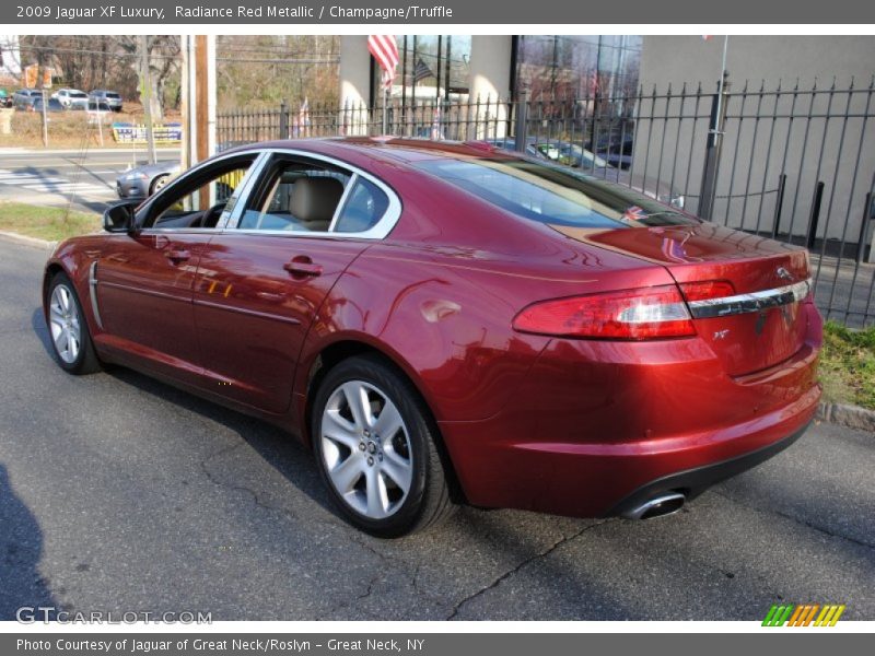 Radiance Red Metallic / Champagne/Truffle 2009 Jaguar XF Luxury