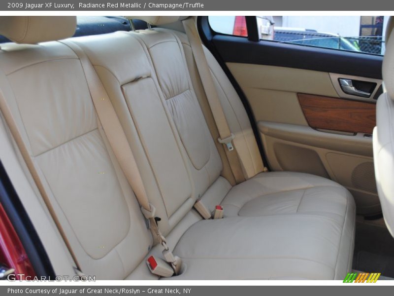 Radiance Red Metallic / Champagne/Truffle 2009 Jaguar XF Luxury