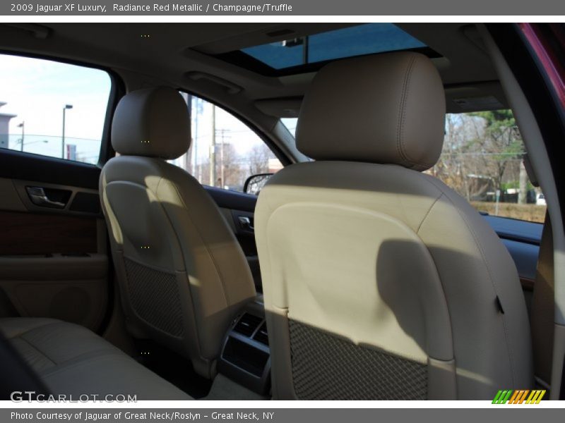 Radiance Red Metallic / Champagne/Truffle 2009 Jaguar XF Luxury