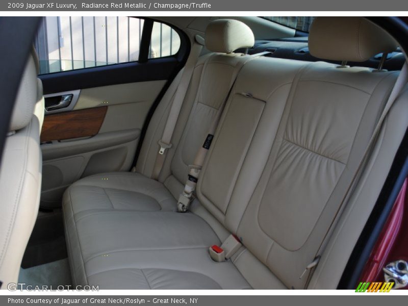 Radiance Red Metallic / Champagne/Truffle 2009 Jaguar XF Luxury