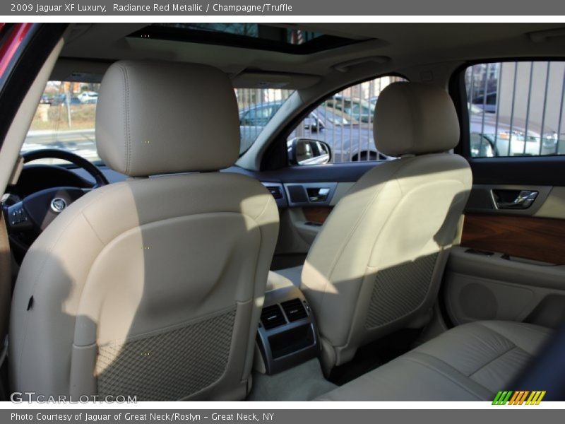 Radiance Red Metallic / Champagne/Truffle 2009 Jaguar XF Luxury