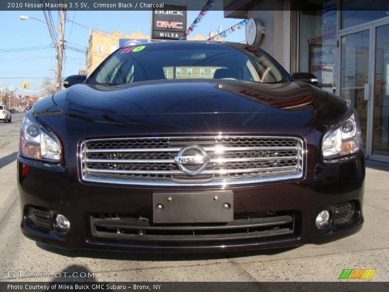 Crimson Black / Charcoal 2010 Nissan Maxima 3.5 SV