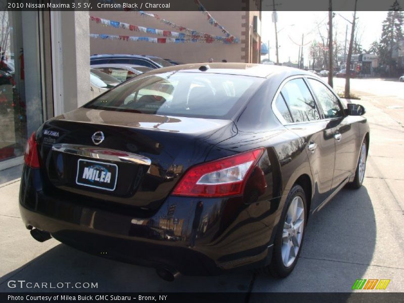 Crimson Black / Charcoal 2010 Nissan Maxima 3.5 SV