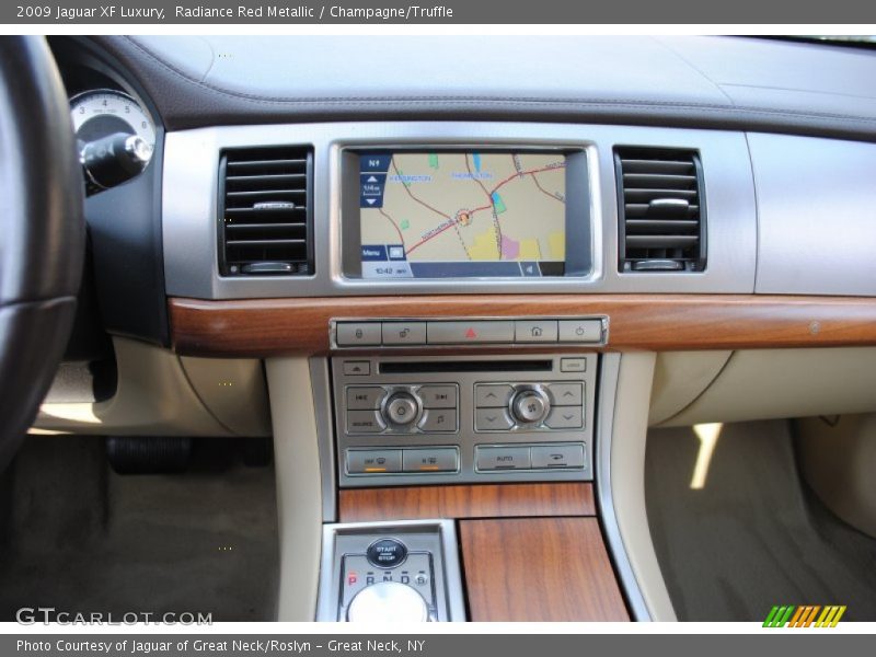 Radiance Red Metallic / Champagne/Truffle 2009 Jaguar XF Luxury