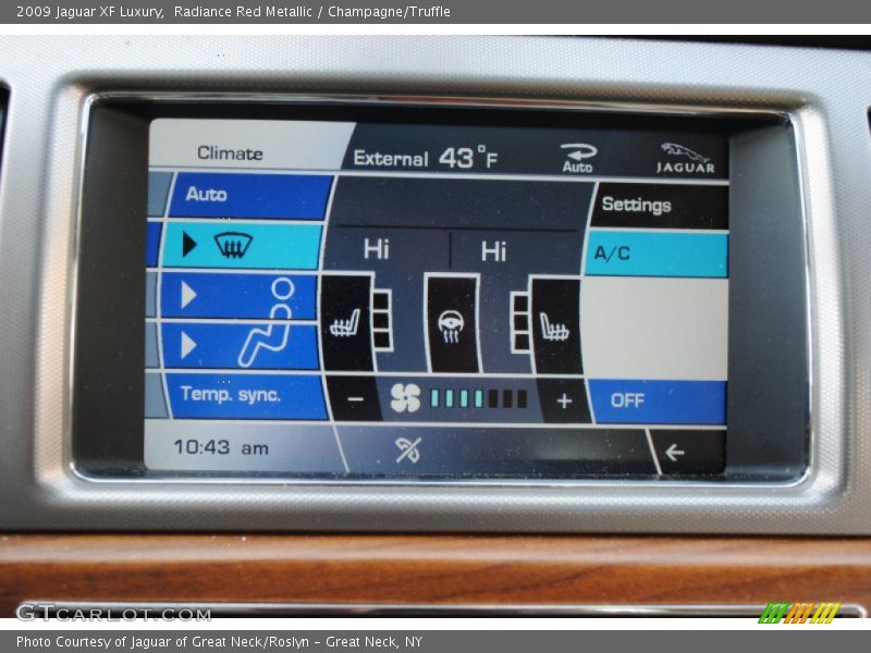 Radiance Red Metallic / Champagne/Truffle 2009 Jaguar XF Luxury