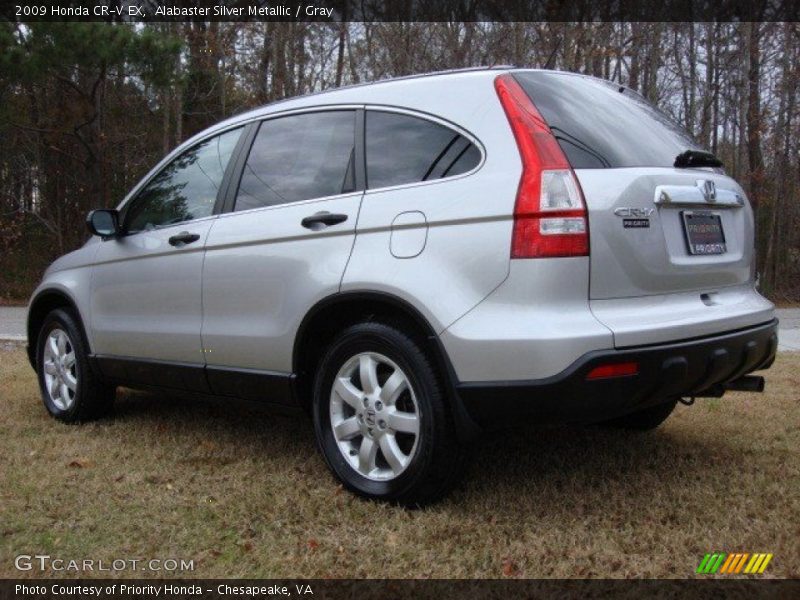 Alabaster Silver Metallic / Gray 2009 Honda CR-V EX