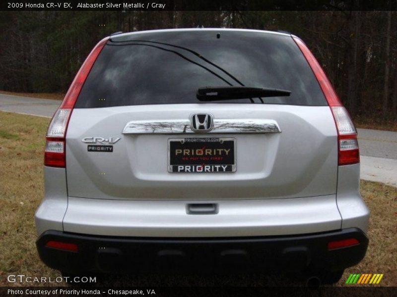 Alabaster Silver Metallic / Gray 2009 Honda CR-V EX