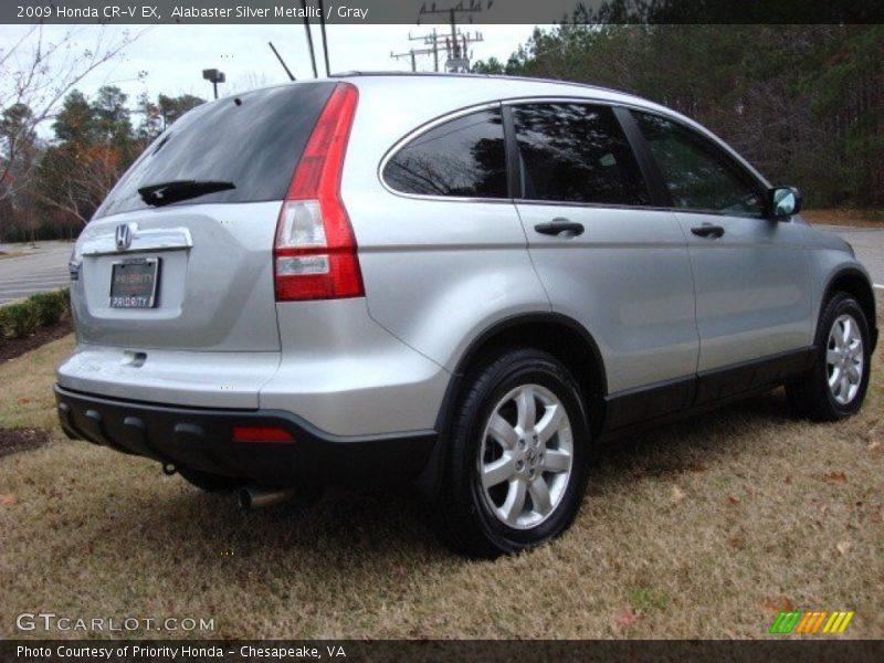 Alabaster Silver Metallic / Gray 2009 Honda CR-V EX