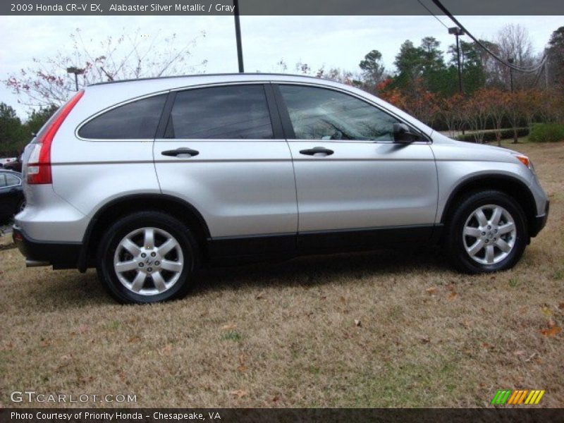 Alabaster Silver Metallic / Gray 2009 Honda CR-V EX