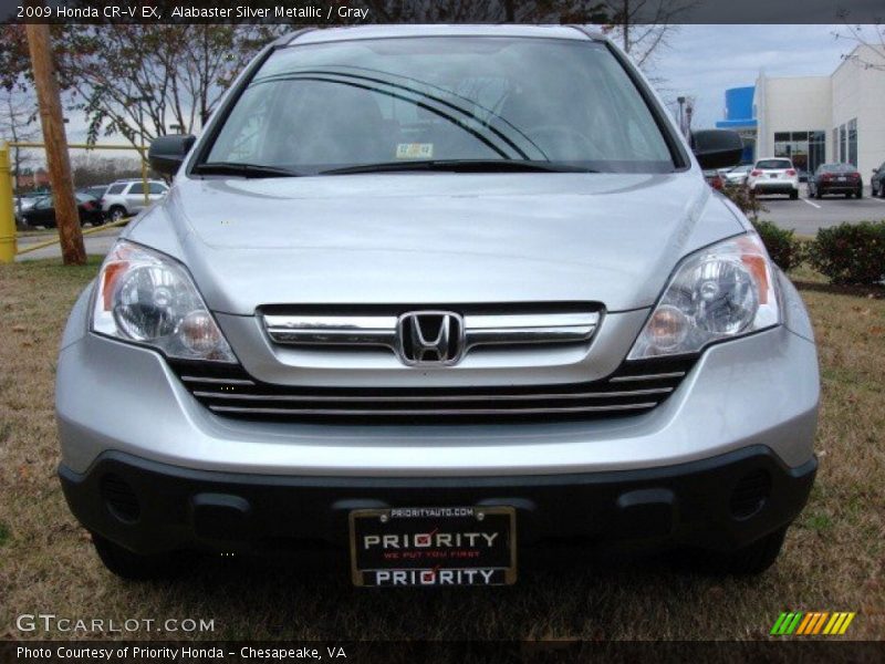 Alabaster Silver Metallic / Gray 2009 Honda CR-V EX