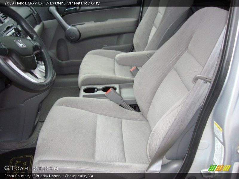 Alabaster Silver Metallic / Gray 2009 Honda CR-V EX