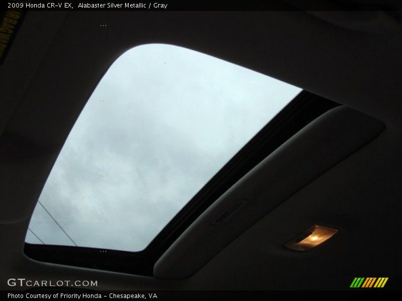 Alabaster Silver Metallic / Gray 2009 Honda CR-V EX