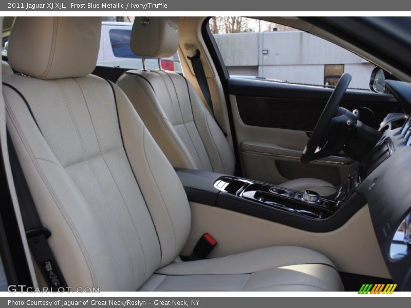 Frost Blue Metallic / Ivory/Truffle 2011 Jaguar XJ XJL
