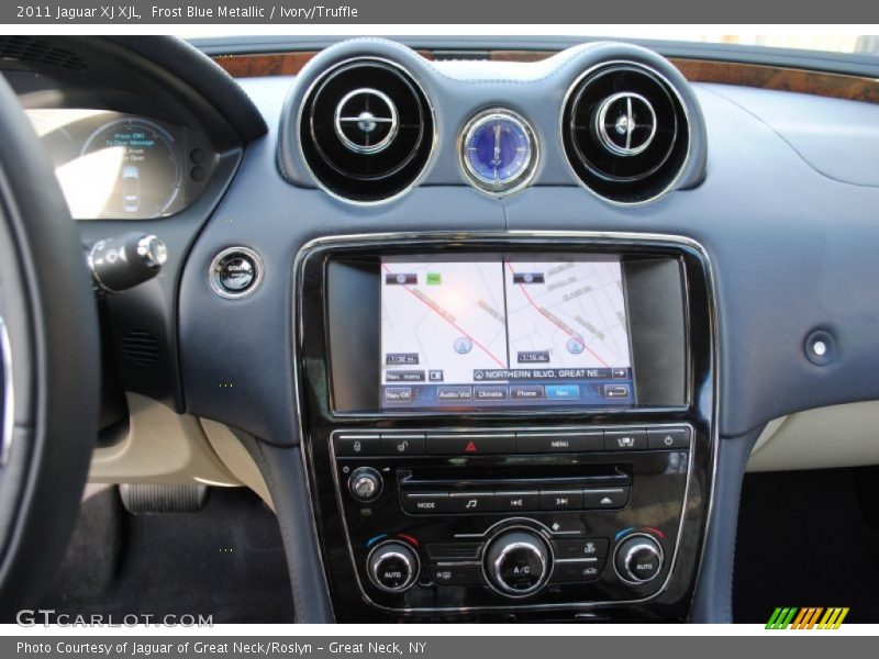 Frost Blue Metallic / Ivory/Truffle 2011 Jaguar XJ XJL