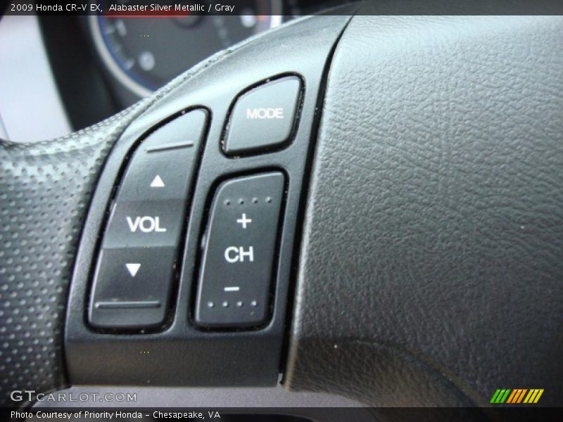 Alabaster Silver Metallic / Gray 2009 Honda CR-V EX