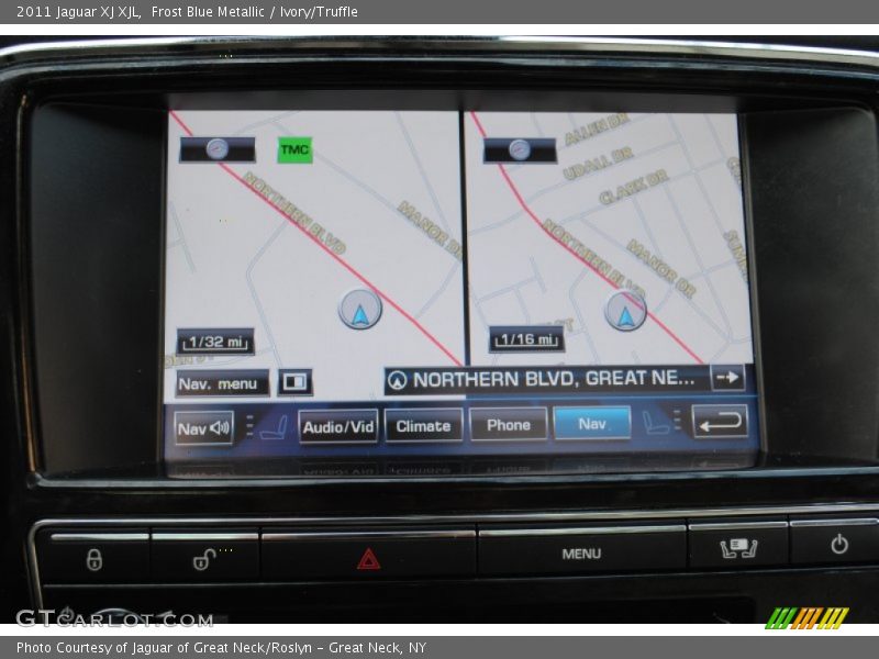 Frost Blue Metallic / Ivory/Truffle 2011 Jaguar XJ XJL