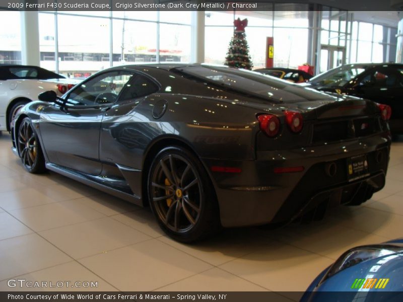 Grigio Silverstone (Dark Grey Metallic) / Charcoal 2009 Ferrari F430 Scuderia Coupe