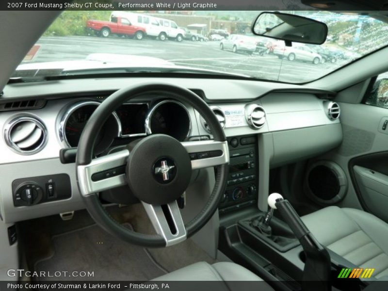 Performance White / Light Graphite 2007 Ford Mustang Shelby GT Coupe