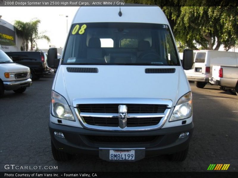 Arctic White / Gray 2008 Dodge Sprinter Van 2500 High Roof Cargo