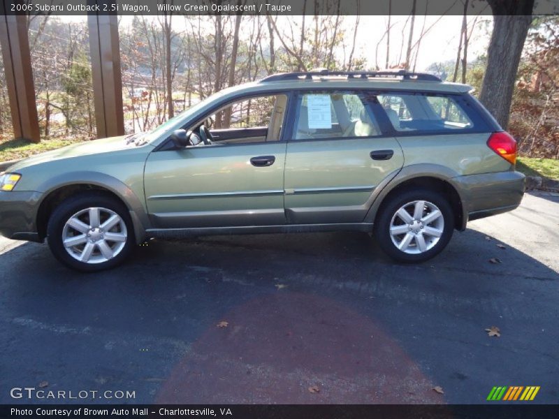 Willow Green Opalescent / Taupe 2006 Subaru Outback 2.5i Wagon