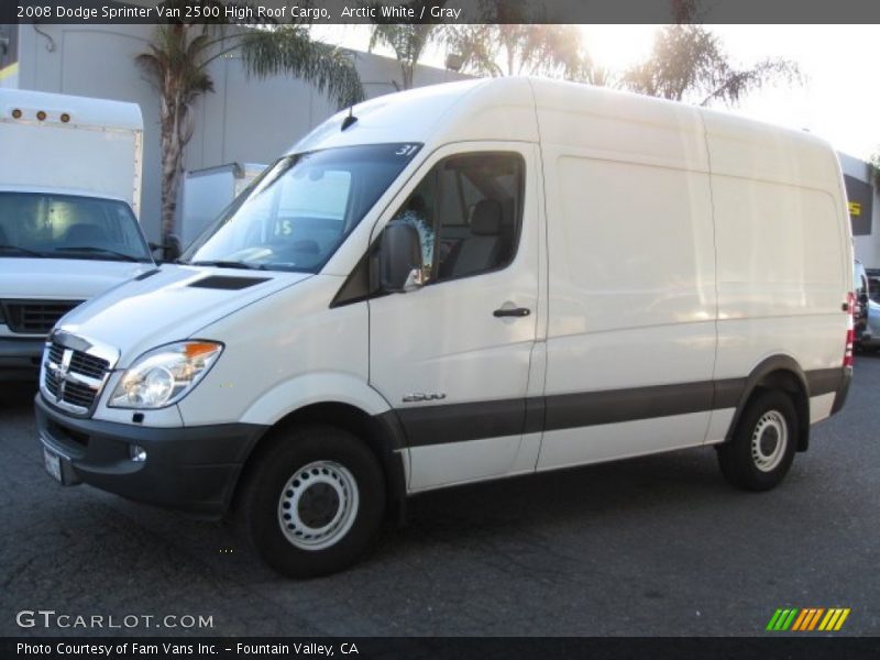  2008 Sprinter Van 2500 High Roof Cargo Arctic White