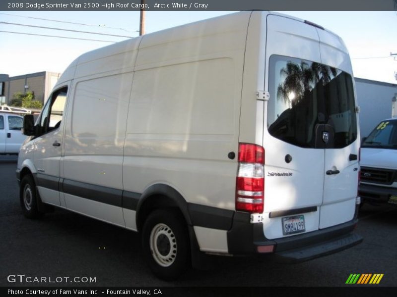 Arctic White / Gray 2008 Dodge Sprinter Van 2500 High Roof Cargo