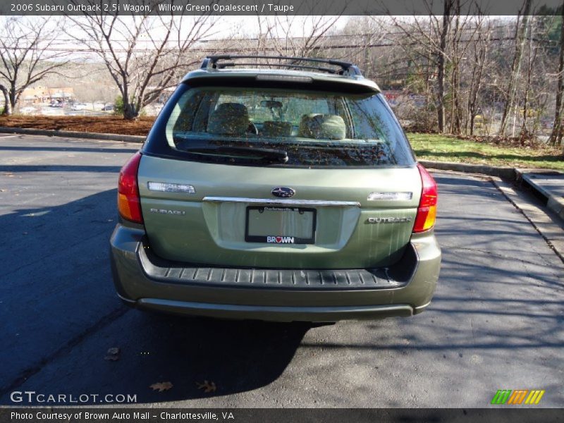 Willow Green Opalescent / Taupe 2006 Subaru Outback 2.5i Wagon