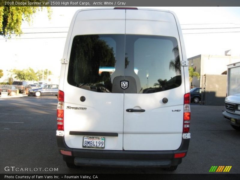Arctic White / Gray 2008 Dodge Sprinter Van 2500 High Roof Cargo