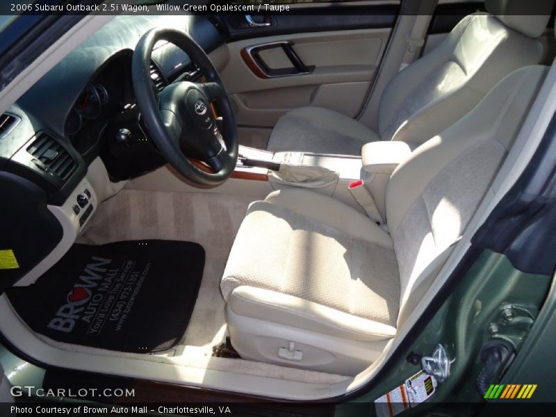 Willow Green Opalescent / Taupe 2006 Subaru Outback 2.5i Wagon