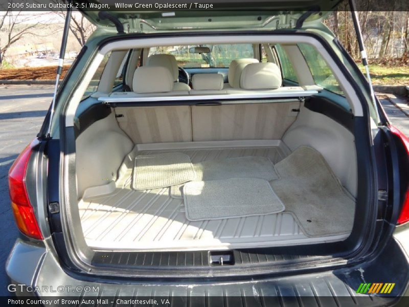 Willow Green Opalescent / Taupe 2006 Subaru Outback 2.5i Wagon