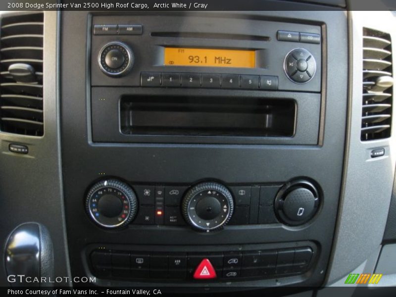 Arctic White / Gray 2008 Dodge Sprinter Van 2500 High Roof Cargo
