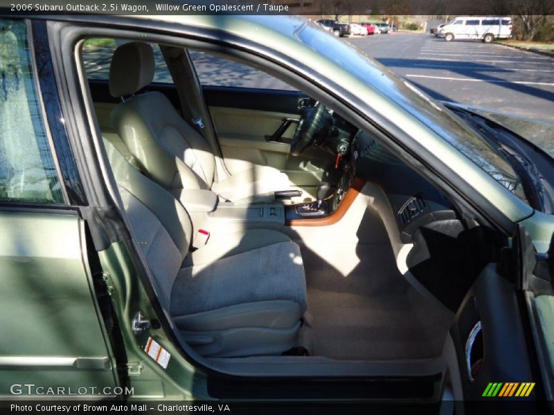 Willow Green Opalescent / Taupe 2006 Subaru Outback 2.5i Wagon