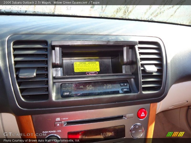 Willow Green Opalescent / Taupe 2006 Subaru Outback 2.5i Wagon