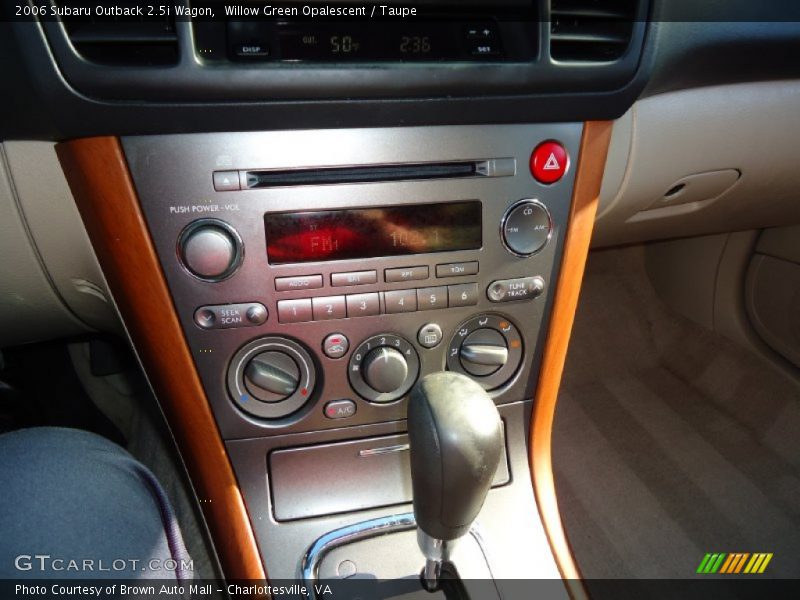 Willow Green Opalescent / Taupe 2006 Subaru Outback 2.5i Wagon