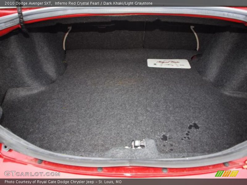 Inferno Red Crystal Pearl / Dark Khaki/Light Graystone 2010 Dodge Avenger SXT