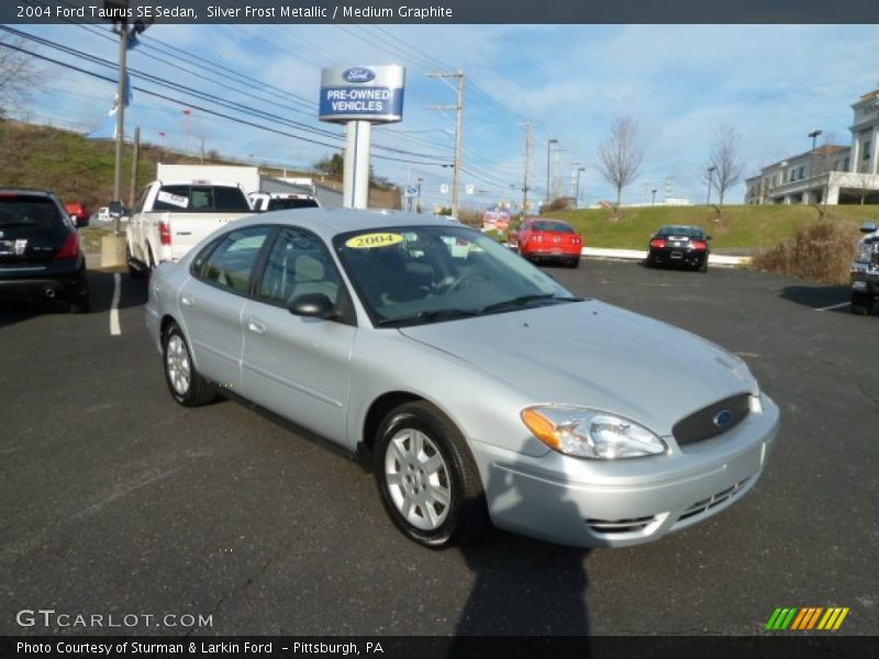 Silver Frost Metallic / Medium Graphite 2004 Ford Taurus SE Sedan